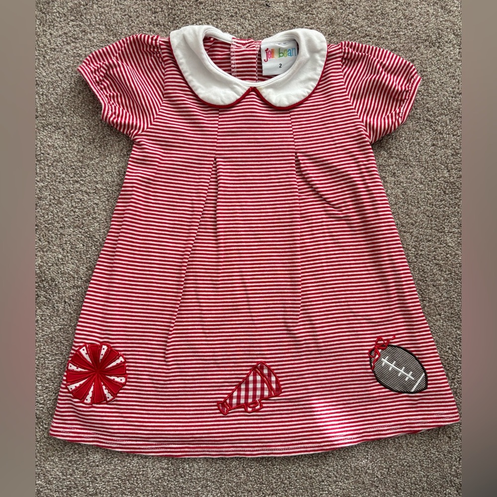Red Stripe Football Dress from Jellybean by Smock Candy